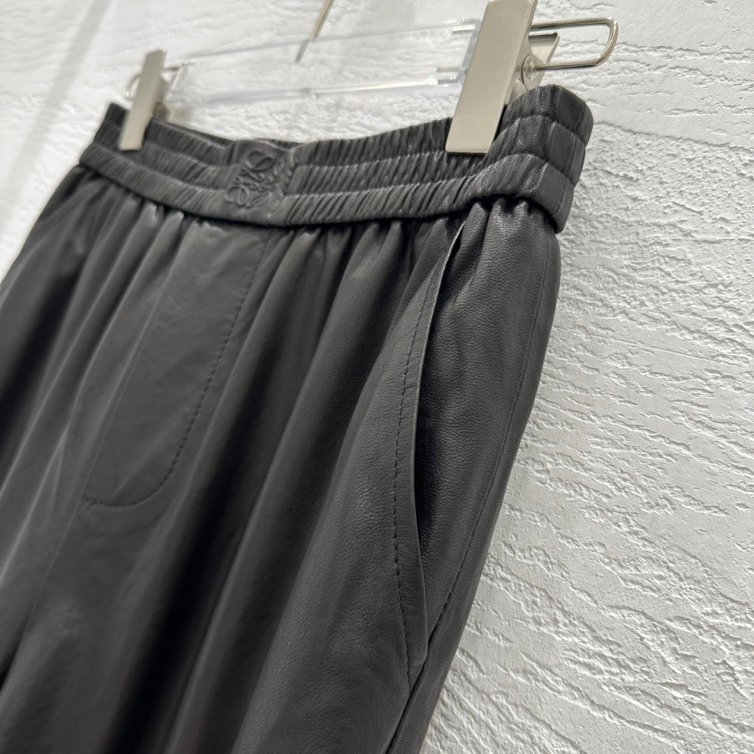 Leather Cropped Pants For Women