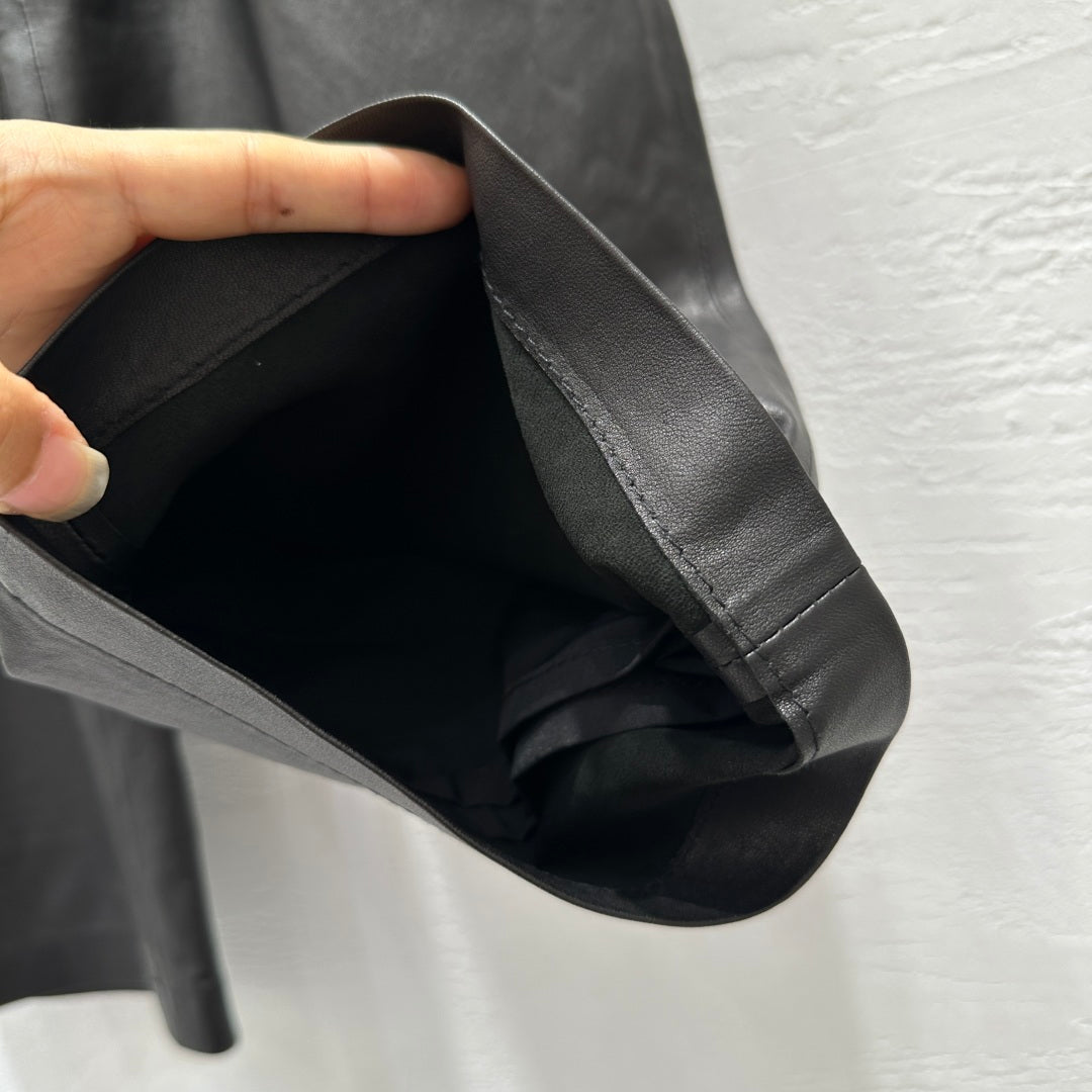 Leather Cropped Pants For Women
