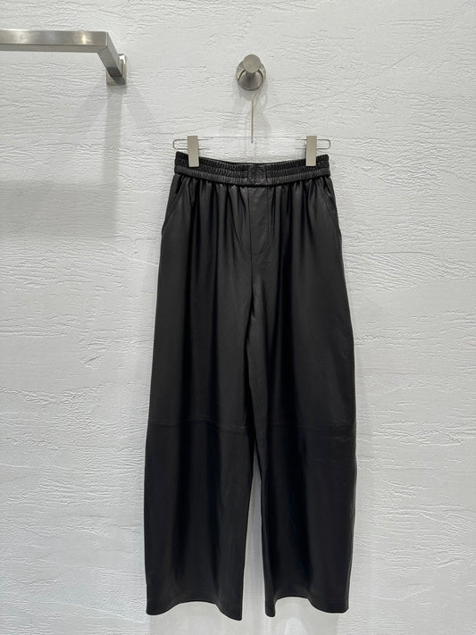 Leather Cropped Pants For Women 